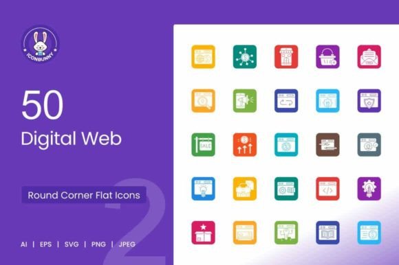 50 Digital Web Icons: A Practical Toolkit for Modern Designers