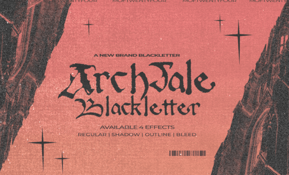Archdale Blackletter: Blending Gothic Tradition with Modern Edge