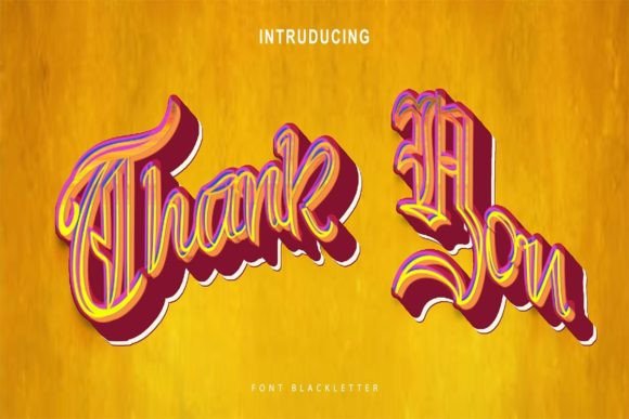 Blackletter: A Cool, Gothic-Style Font for Dramatic Design