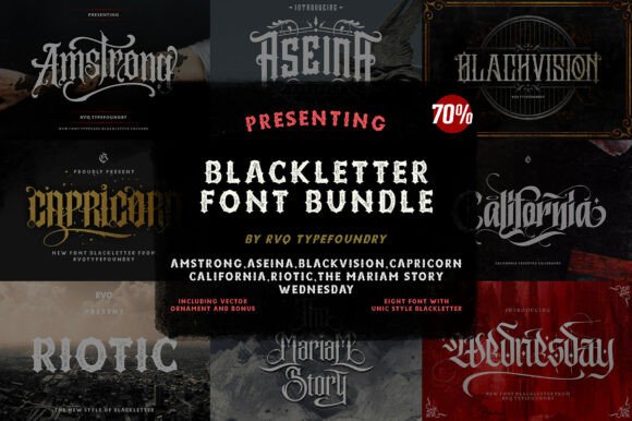 Blackletter Bundle: Mastering the Modern Gothic Aesthetic