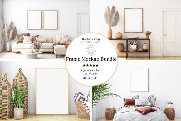 Elevate Your Visuals: The Frame Mockup Bundle - 27