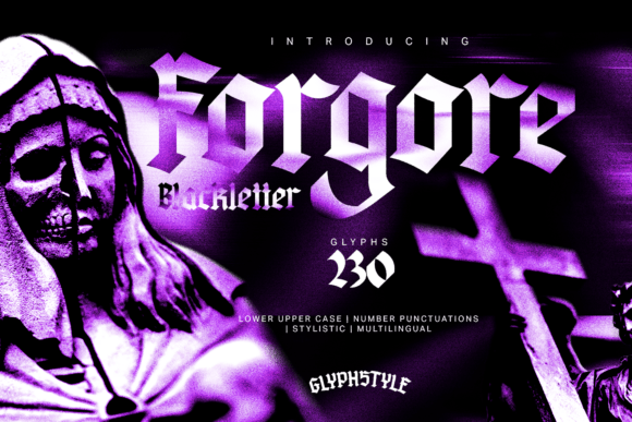 Forgore Blackletter: A Modern Typeface with Medieval Edge