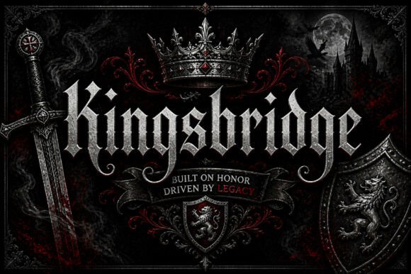 Kingsbridge: A Blackletter Font for Bold Visual Statements
