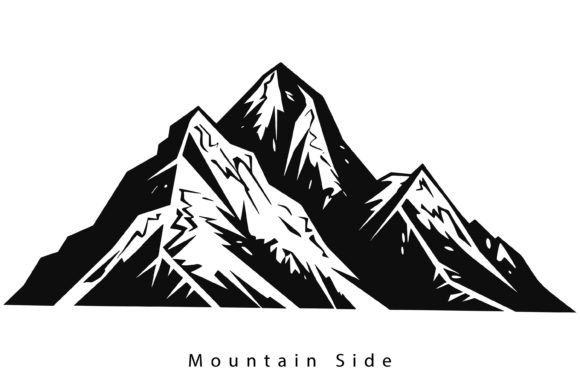 Mountain Silhouette Vector: Versatile Design for Modern Projects