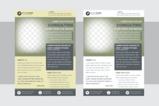 Pastel Background Consulting Vertical Flyer: A Modern Design Asset
