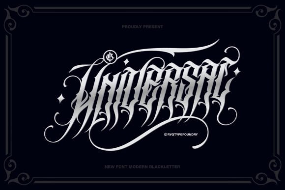 Universal Blackletter: A Modern Take on Gothic Type