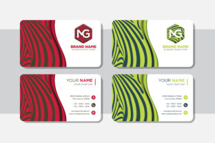 Unleashing Wild Style: The Zebra Green Red Pattern Business Card